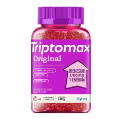 TRIPTOMAX ORIGINAL  60 GUMMIES SABOR MORA