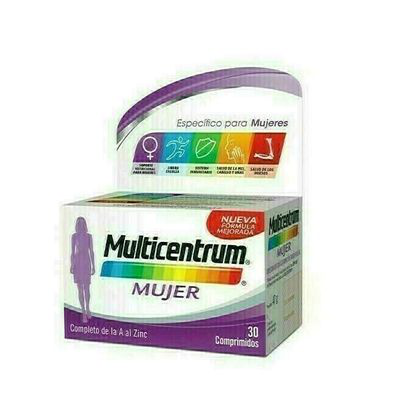 MULTICENTRUM MUJER  30 COMPRIMIDOS