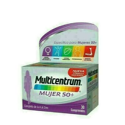 MULTICENTRUM MUJER 50+  30 COMPRIMIDOS