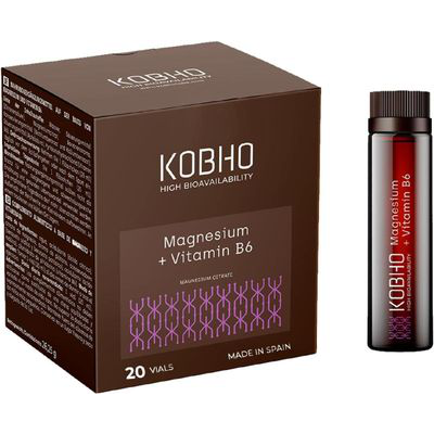 KOBHO MAGNESIO   VITAMINA B6 20 VIALES
