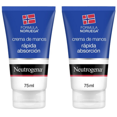 NEUTROGENA CR MANOS RAPIDA ABSORCION 2X75 ML