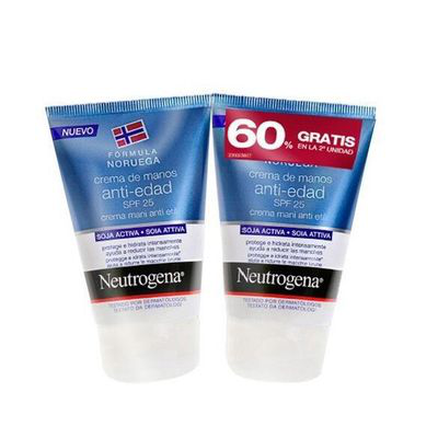 NEUTROGENA DUPLO MANOS ANTIEDAD  SPF25 2X50 ML