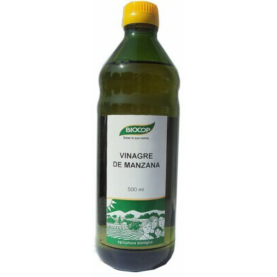 VINAGRE DE MANZANA 500 ML-BIOCOP-