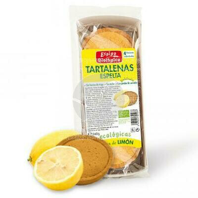 TARTALETAS DE ESPELTA  RELLENA DE LIMON 240 GRS
