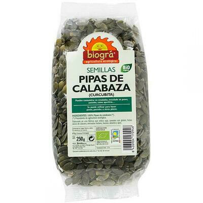PIPAS DE CALABAZA 500 GR -BIOGRA-