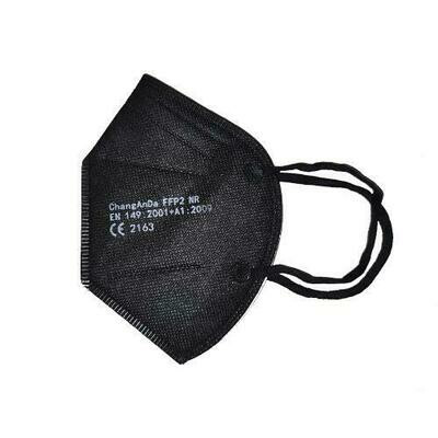 MASCARILLA FFP2 ADULTOS NEGRA