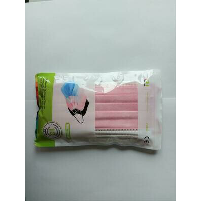 MASCARILLA QUIRURGICA ROSA/CLARO 10 UNIDADES