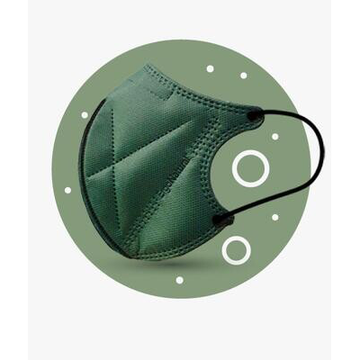 MASCARILLA ERGONATURAL ADULTO VERDE 2 UNIDADES