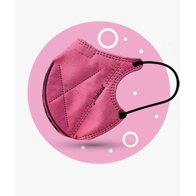MASCARILLA ERGONATURAL ADULTO ROSA 2 UNIDADES
