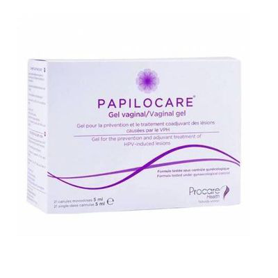 PAPILOCARE GEL VAGINAL 21 CANULAS MONODOSIS 5 ML