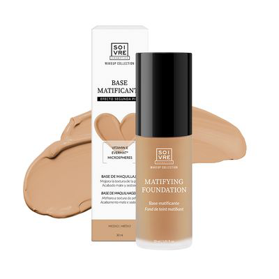 SOIVRE BASE MAQUILLAJE MATIFICANTE MEDIO 30ML