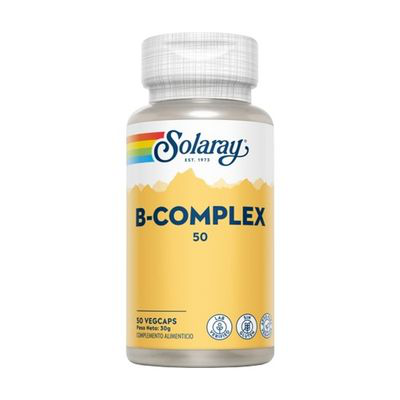 VITAMINA B 50 COMPLEX 50 CAPS -SOLARAY-