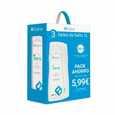 GEL DE BAÑO ZERO  TRIPLO GEL 1L 3U -FARLINE-