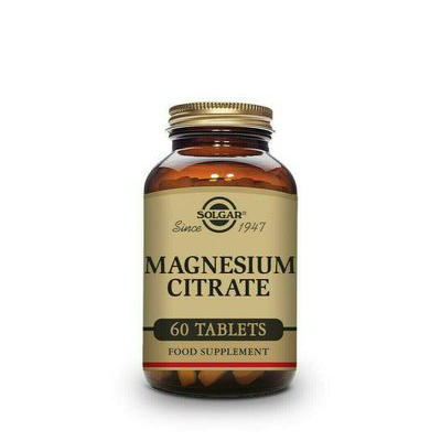 CITRATO DE MAGNESIO 60 COMPRIMIDOS SOLGAR