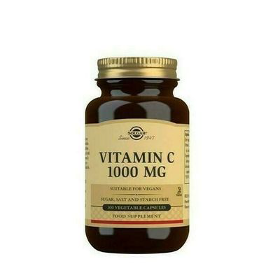 VITAMINA C 1000 MG 100 CAPSULAS SOLGAR