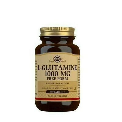 L-GLUTAMINA 1000 MG 60 COMP SOLGAR