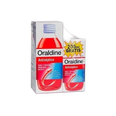 ORALDINE ANTISEPTICO PACK 400 ML  200 ML
