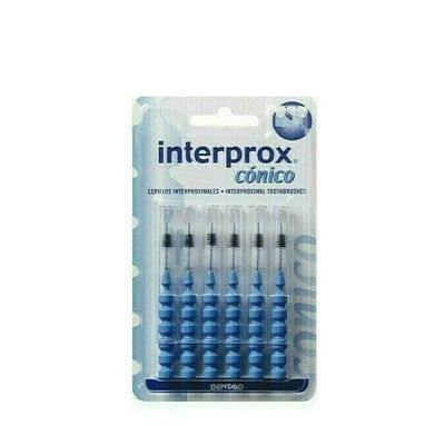 INTERPROX CONICO ( AZUL ) 6 UNIDADES -VITIS-
