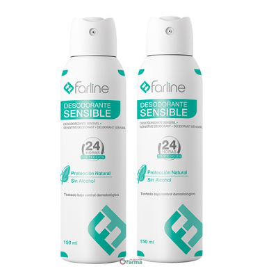 DESODORANTE DUPLO SPRAY DEO SENSIBLE FARLINE