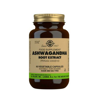 ASHWAGANDHA 60 CAPSULAS SOLGAR