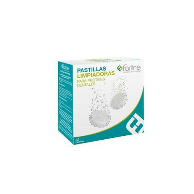 PASTILLAS LIMPIADORAS PROTESIS 32 UNI-FARLINE-