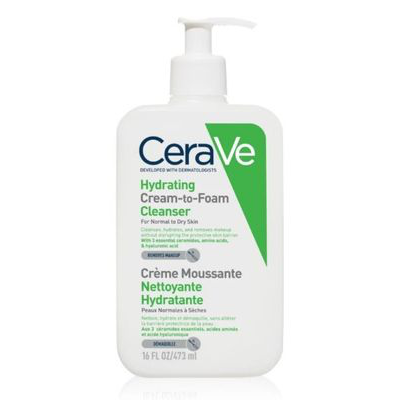 CERAVE LIMPIADOR CREMA HIDRATANTE ESPUMOSA 473ML