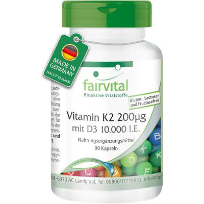 VIT D3 K2 90 COMPRIMIDOS -FAIRVITAL