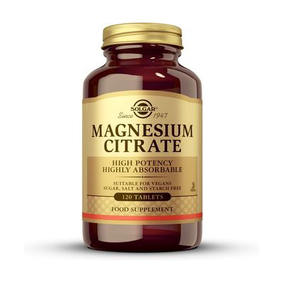 CITRATO DE MAGNESIO 60 COMPRIMIDOS SOLGAR