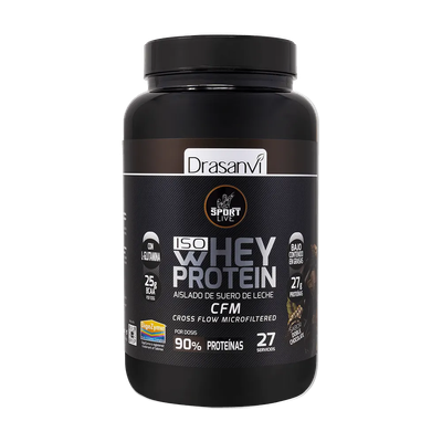 WHEY PROTEIN ISO DOBLE CHOCO 800 GRS -DRASANVI-