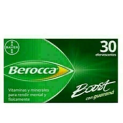 BEROCCA BOOST 30 COMPRIMIDOS EFERVESCENTES