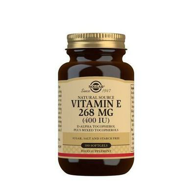 VITAMINA E 268 MG 400 UI 100 CAPSULAS SOLGAR
