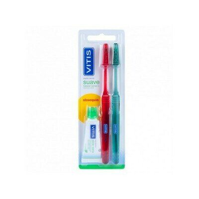 CEPILLO DENTAL ADULTO VITIS SUAVE DUPLO