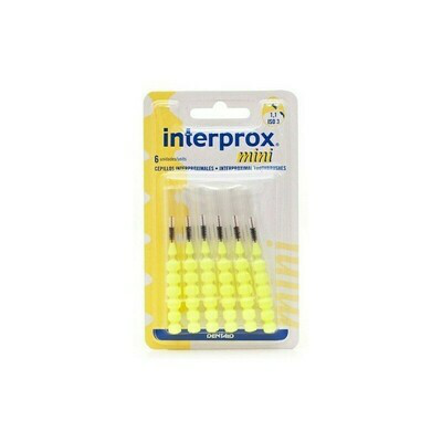 CEPILLO ESPACIO INTERPROXIMAL INTERPROX MINI 6 U