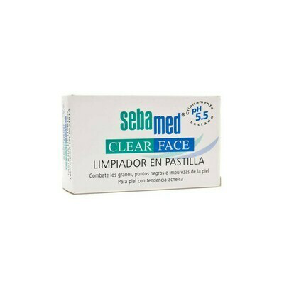 SEBAMED LIMPIADOR PASTILLA CLEAR FACE 100 G