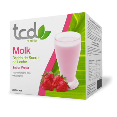 TCD MOLK SABOR FRESA PROTEINADA 30 SOBRES