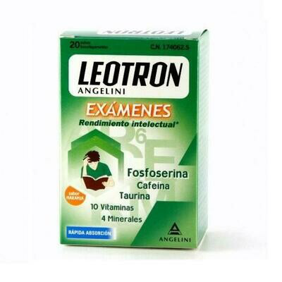 LEOTRON EXAMENES 20 SOBRES BUCODISPERSABLES