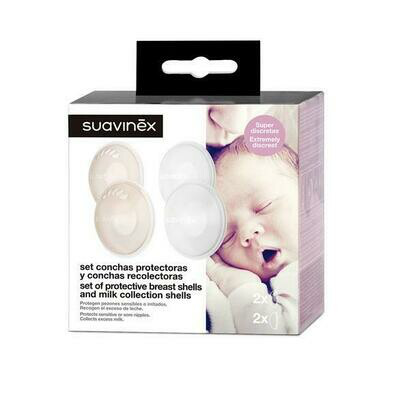 CONCHAS PROTECTORAS   RECOLECTORAS SUAVINEX SET