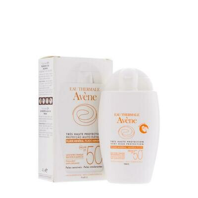 AVENE SOLAR FLUIDO MINERAL SPF50+ 40ML