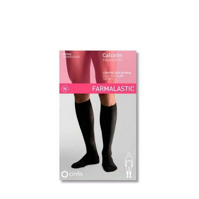 CALCETIN FARMALASTIC NEGRO TALLA GRANDE