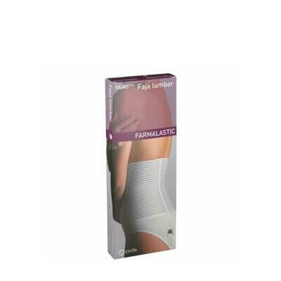 FAJA LUMBAR FARMALASTIC VELCRO BLANCA T- 4