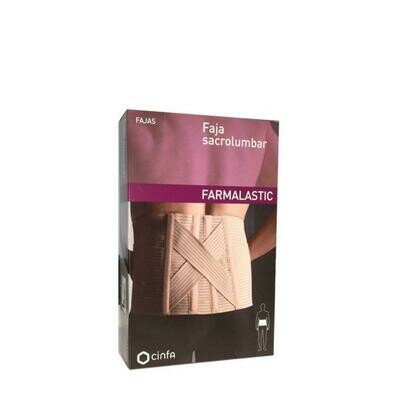 FAJA SACROLUMBAR FARMALASTIC CONTORNO CINT 105-120 CM T-3