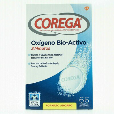 COREGA OXIGENO BIO-ACTIVO 60 LIMPIEZA