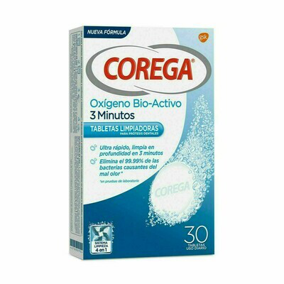 COREGA OXIGENO BIO-ACTIVO 30 LIMPIEZA