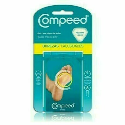COMPEED DUREZAS HIDROCOLOIDE T- MED 6 U