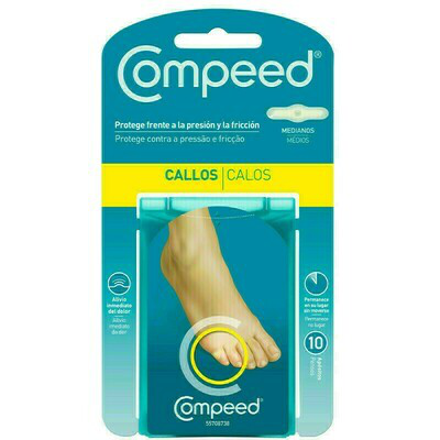 COMPEED CALLOS HIDROCOLOIDE T- MED 10 U