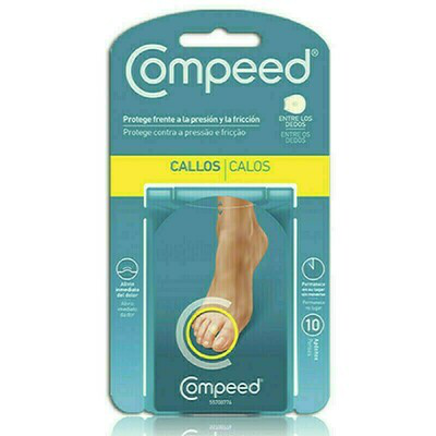 COMPEED CALLOS HIDROCOLOIDE ENTRE DEDOS 10 U