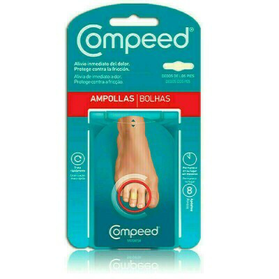 COMPEED AMPOLLAS HIDROCOLOIDE DEDOS PIES 8 U