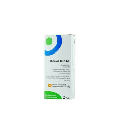 THEALOZ DUO GEL ESTERIL UNIDOSIS 0.4 ML 30 UNIDO