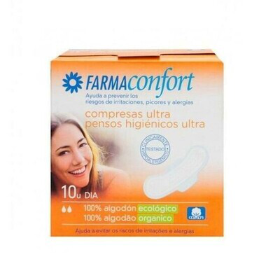 COMPRESAS 100%ALGODON FARMACONFORT ULTRAFINAS DI
