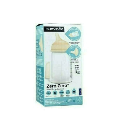SUAVINEX BIBERON ZERO ANTICOL T SILICON M 270 ML